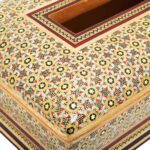 Price and Buy Persian Khatamkari Waste Basket and Tissue Box – Handcrafted Décor for Living Spaces - Image 6