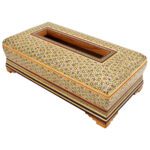Price and Buy Persian Khatamkari Waste Basket and Tissue Box – Handcrafted Décor for Living Spaces - Image 7