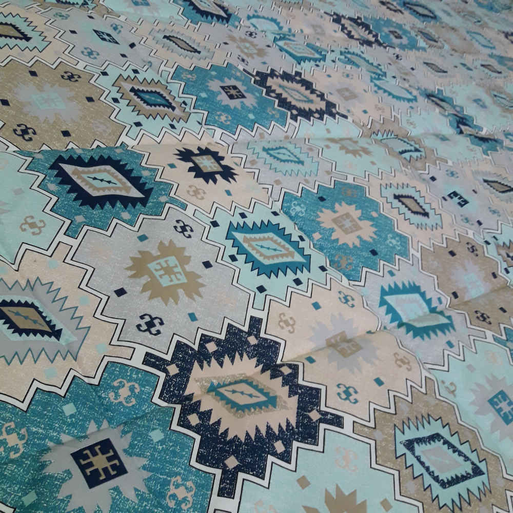 Price and Buy Persian Korsi Quilt – Thick, Heavy, and Warm Double Sized Turquoise - Image 3