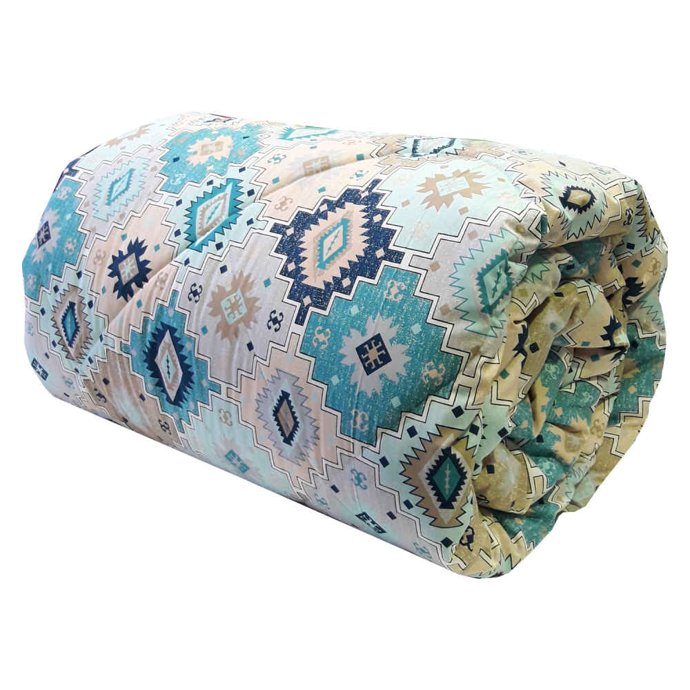 Price and Buy Persian Korsi Quilt – Thick, Heavy, and Warm Double Sized Turquoise - Image 4
