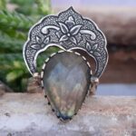 Price and Buy Persian Labradorite Silver Ring with Labradorite for Women