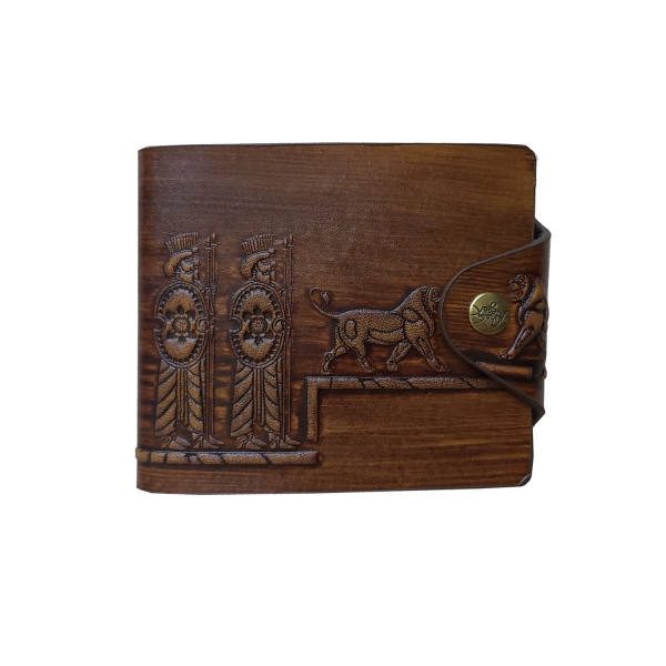 Price and Buy Persian Leather Bifold Wallet for Men with Achaemenid Design_68f27692460f8.jpeg Price and Buy Persian Leather Bifold Wallet for Men with Achaemenid Design