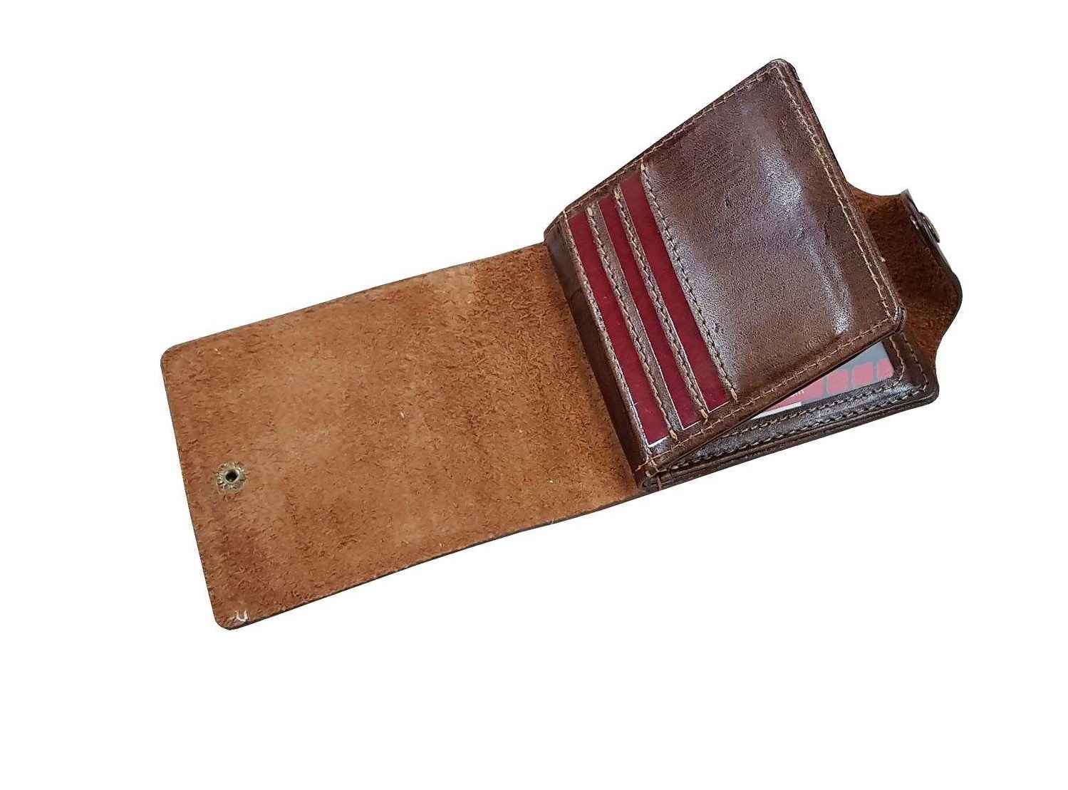 Price and Buy Persian Leather Bifold Wallet for Men with Achaemenid Design - Image 4