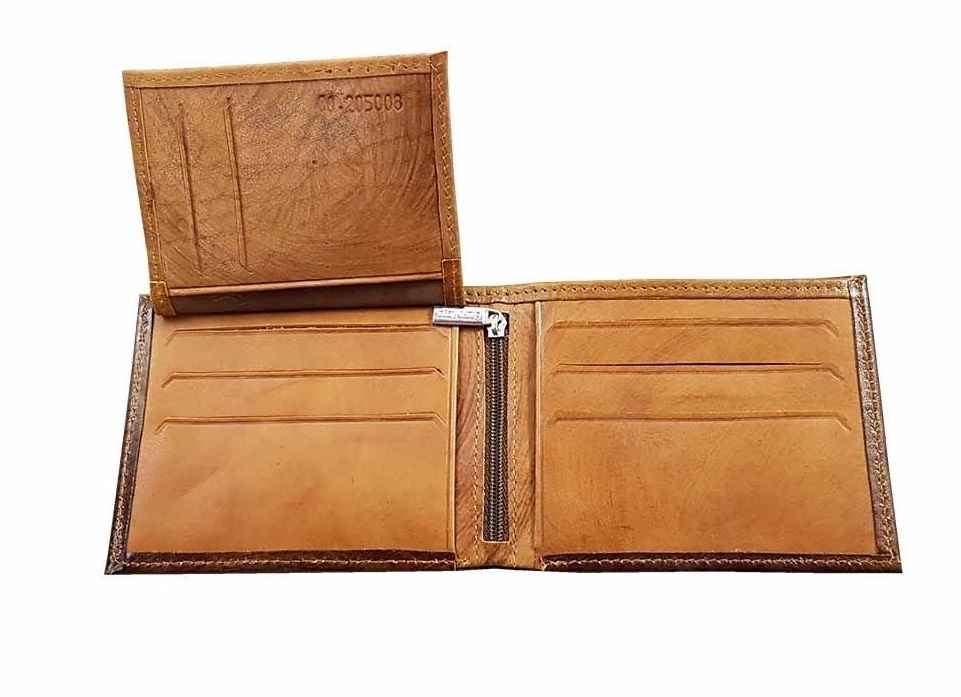 Price and Buy Persian Leather Bifold Wallet for Men with Achaemenid Throne Design - Image 6