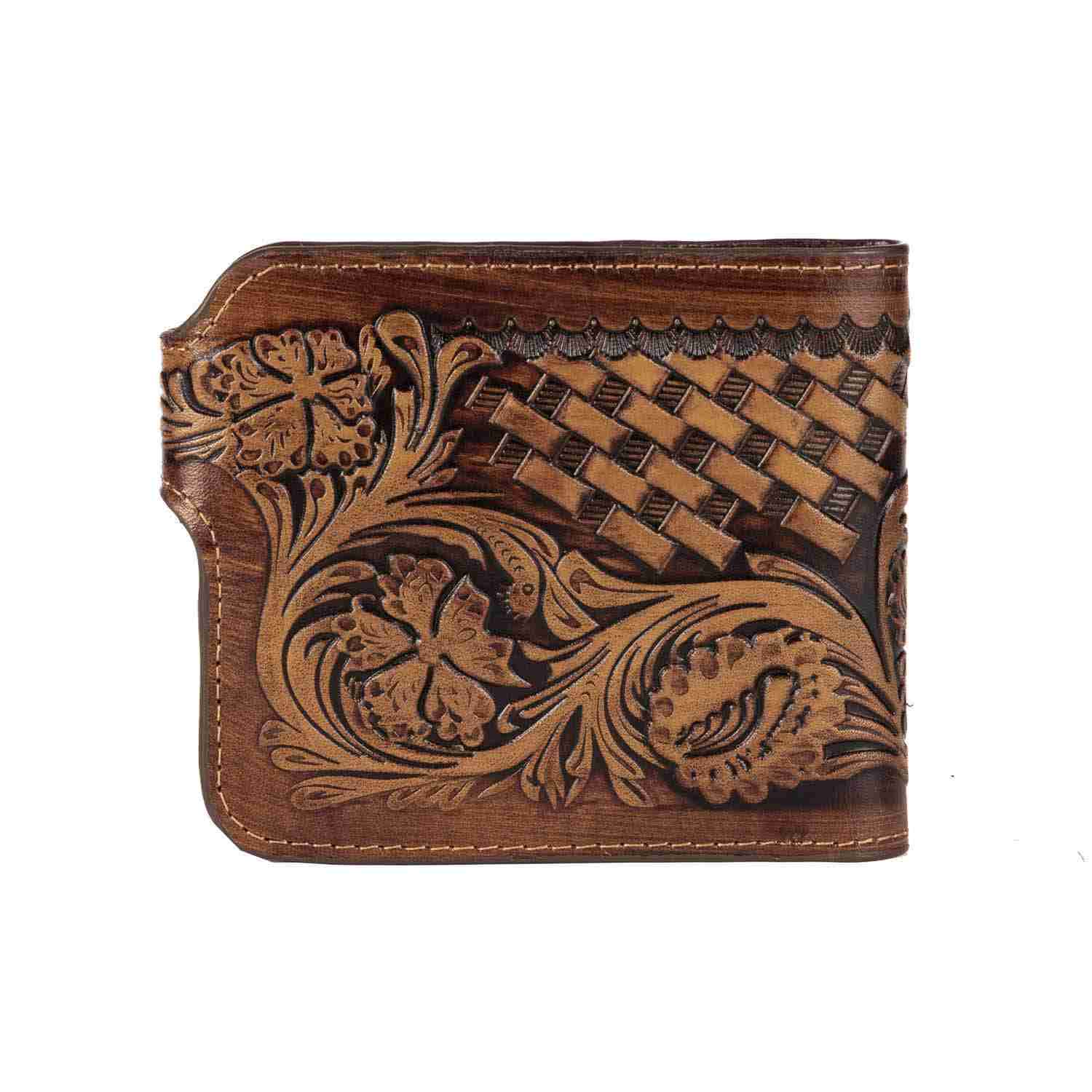 Price and Buy Persian Leather Bifold Wallet for Men with Anil Design - Image 3