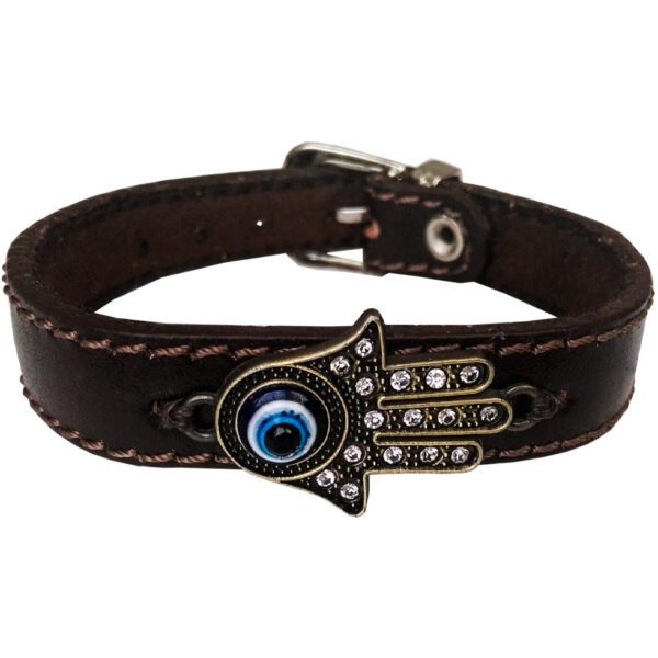 Price and Buy Persian Leather Bracelet – Evil Eye Design_6900484d89647.jpeg Price and Buy Persian Leather Bracelet – Evil Eye Design