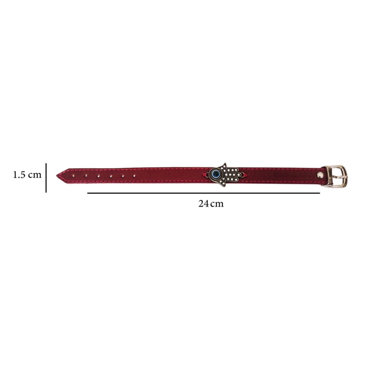 Price and Buy Persian Leather Bracelet – Evil Eye Design - Image 8