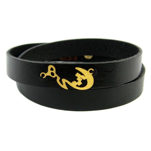 Price and Buy Persian Leather Bracelet for Men and Women – Black Hich_68f6317695736.jpeg Price and Buy Persian Leather Bracelet for Men and Women – Black Hich