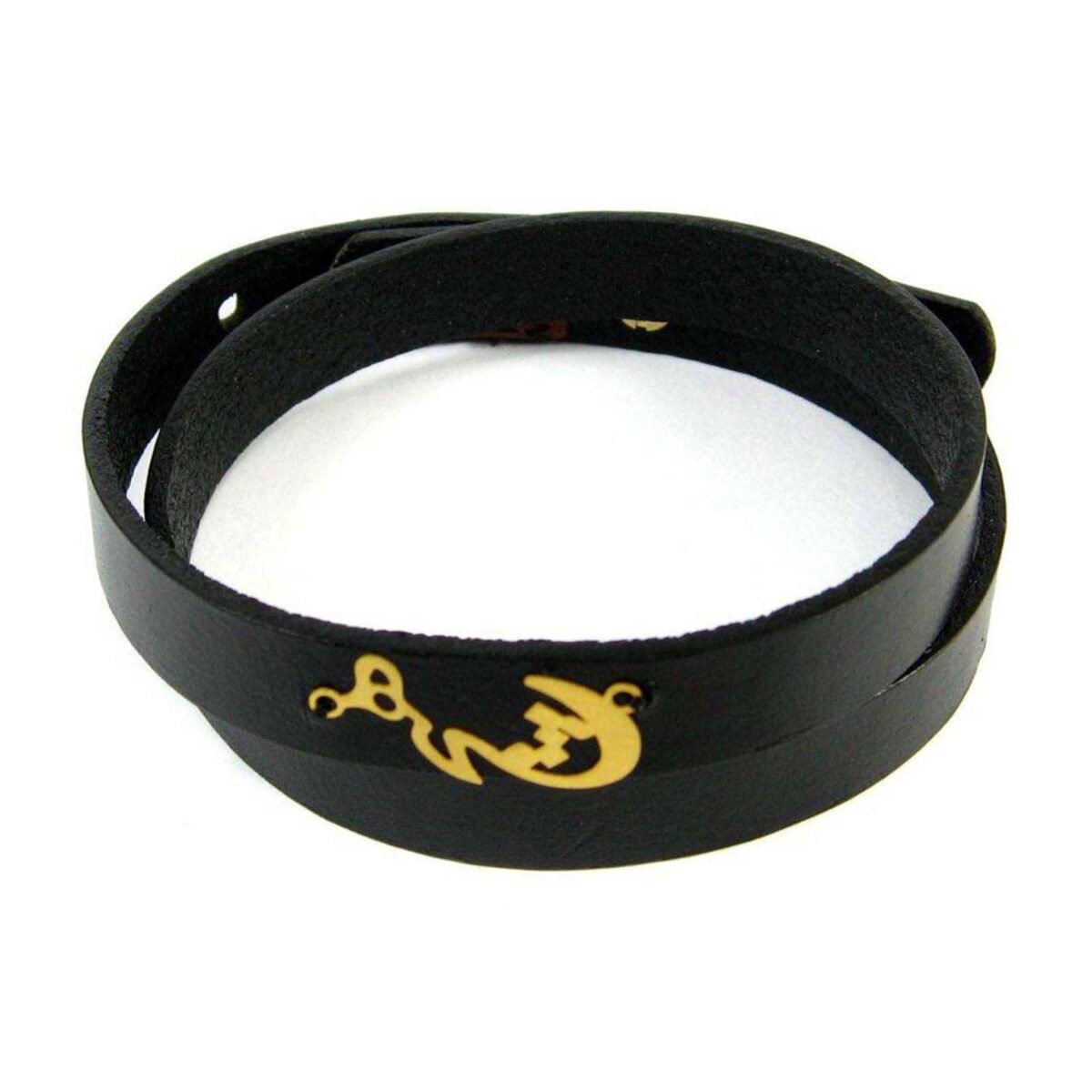 Price and Buy Persian Leather Bracelet for Men and Women – Black Hich - Image 3