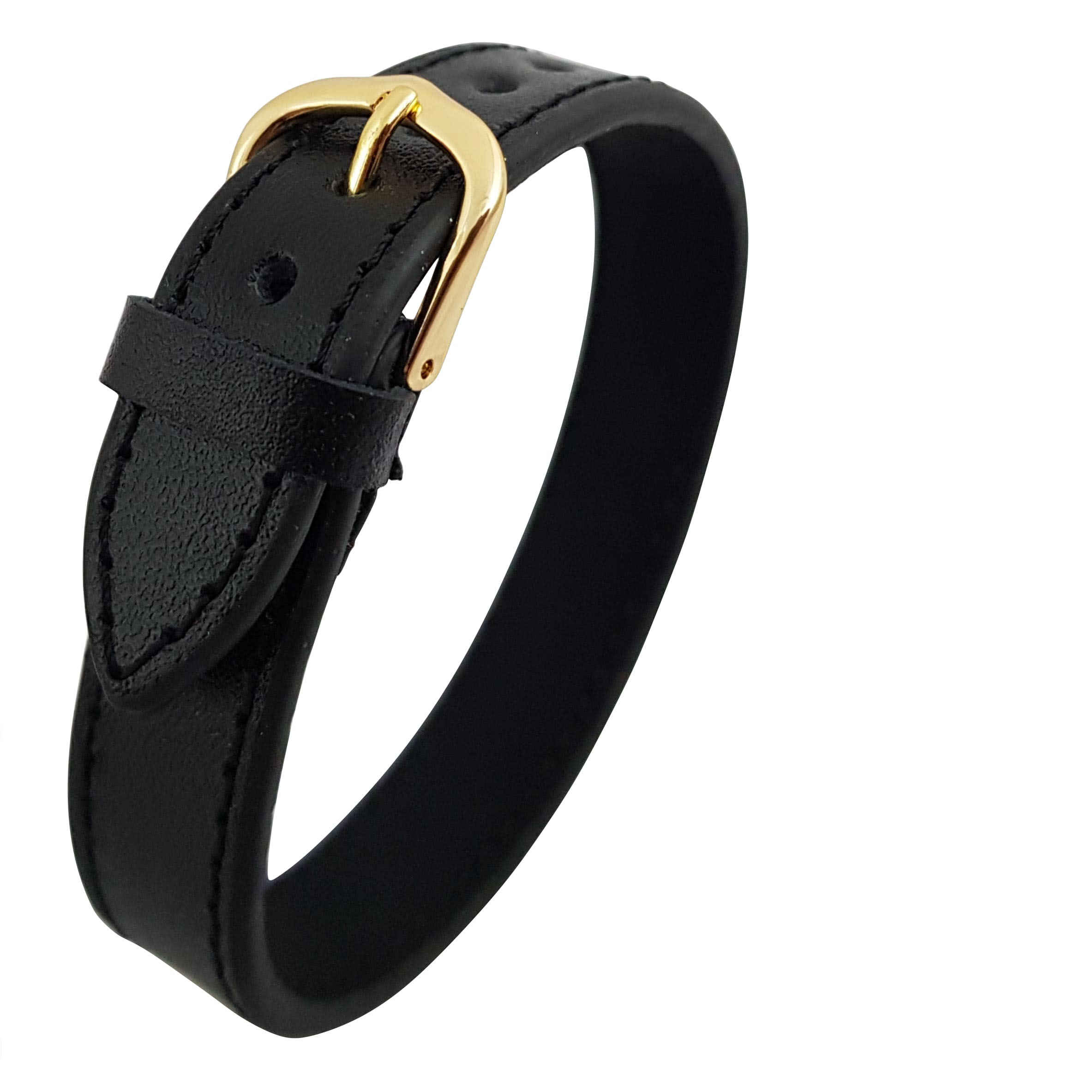 Price and Buy Persian Leather Bracelet for Men and Women – Black Janan - Image 3