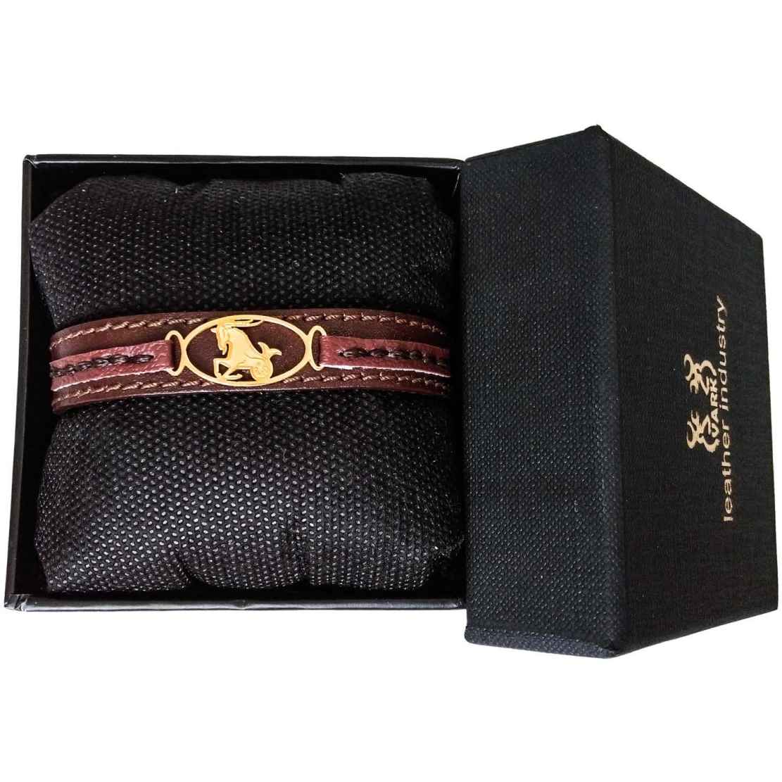 Price and Buy Persian Leather Bracelet for Men and Women – Dey Symbol - Image 3