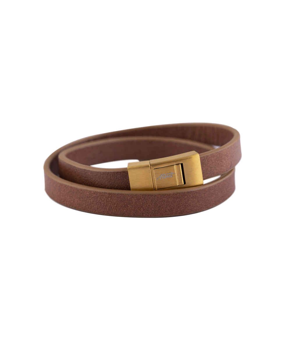 Price and Buy Persian Leather Bracelet for Men and Women – Farvahar - Image 4