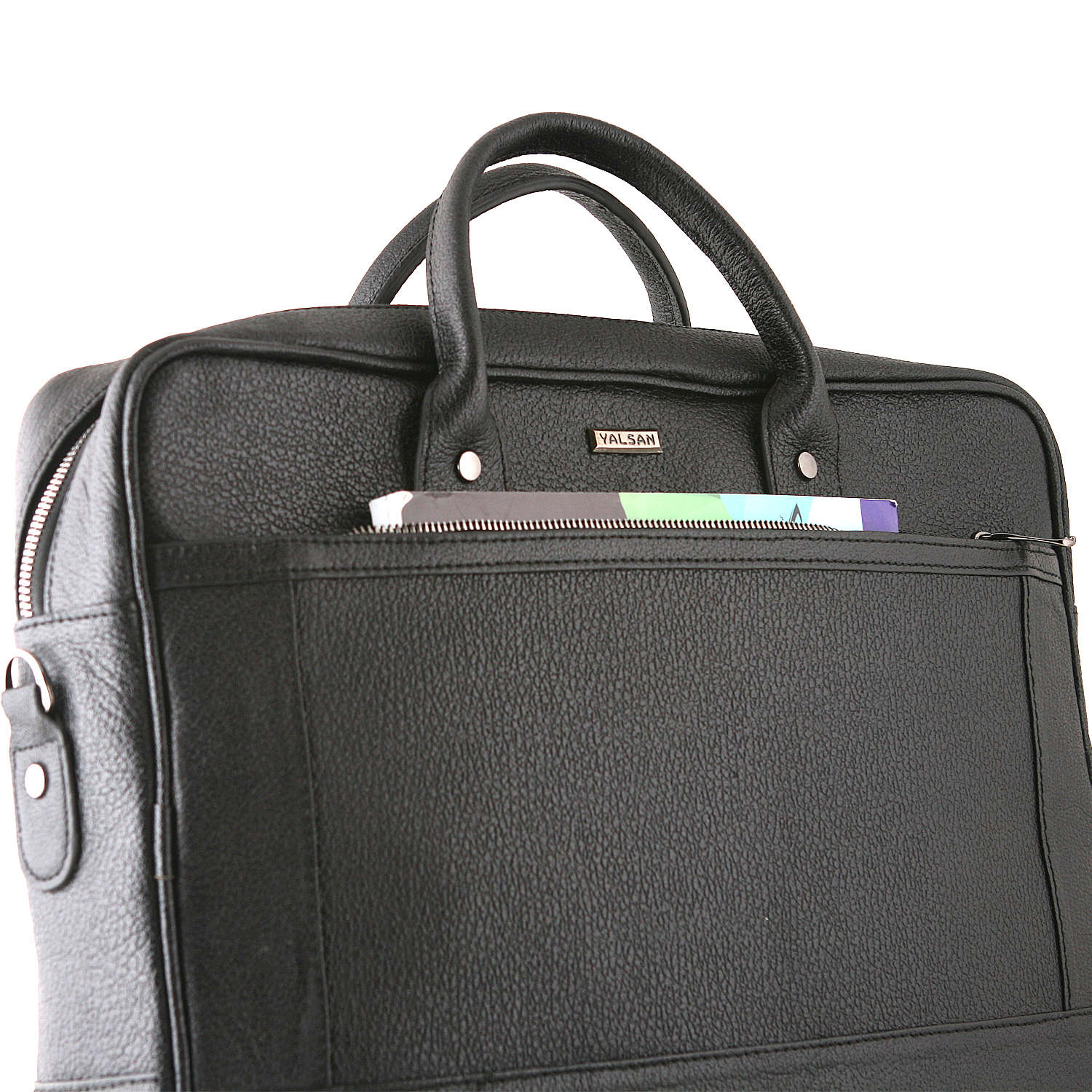 Price and Buy Persian Leather Laptop Briefcase for Men – Neko Model - Image 3