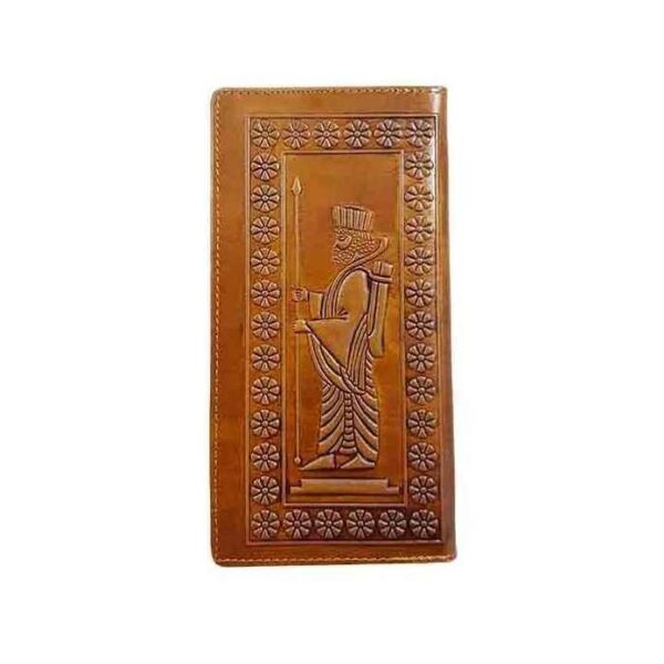Price and Buy Persian Leather Long Wallet for Men with Achaemenid Design_68f2767b9f277.jpeg Price and Buy Persian Leather Long Wallet for Men with Achaemenid Design