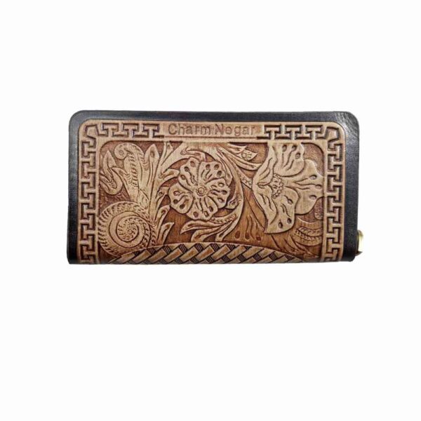 Price and Buy Persian Leather Long Wallet for Women with Alma Design_68fc084f490d3.jpeg Price and Buy Persian Leather Long Wallet for Women with Alma Design