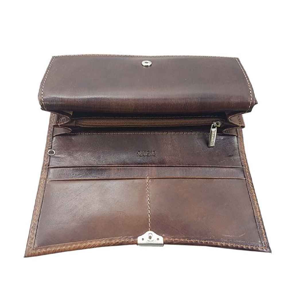 Price and Buy Persian Leather Long Wallet for Women with Jahan Design - Image 5