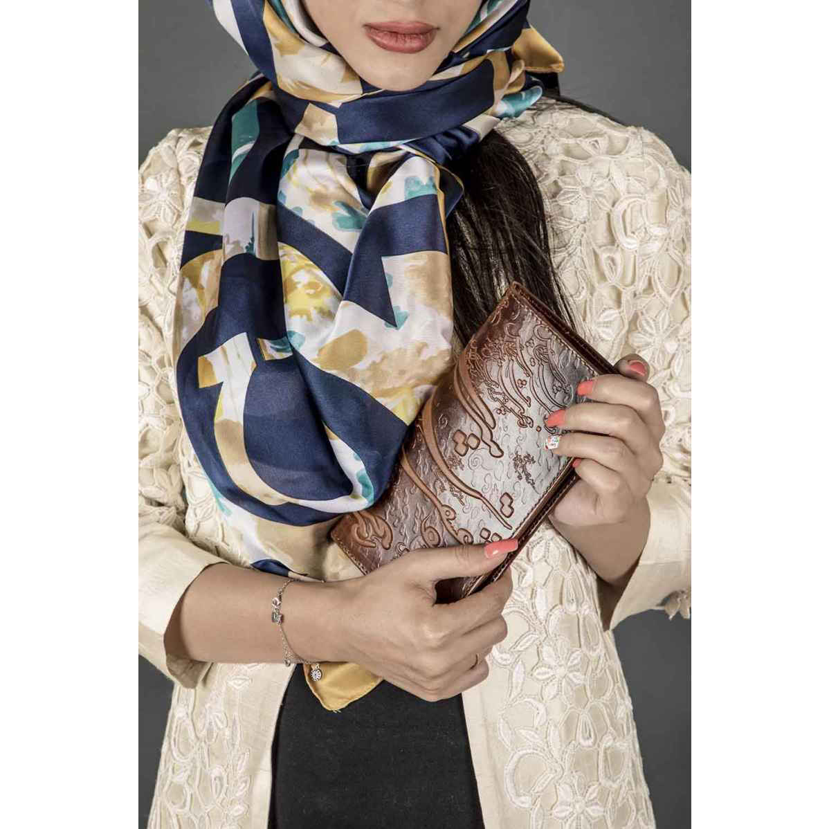 Price and Buy Persian Leather Long Wallet for Women with Love Poem - Image 6