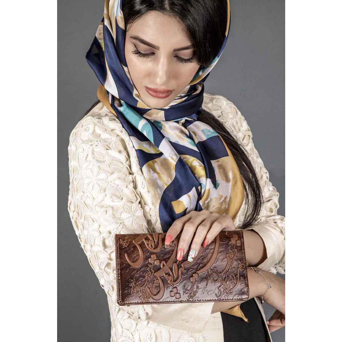 Price and Buy Persian Leather Long Wallet for Women with Love Poem - Image 7