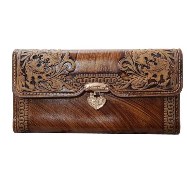 Price and Buy Persian Leather Long Wallet for Women with Negar Design_68fc0836afcc0.jpeg Price and Buy Persian Leather Long Wallet for Women with Negar Design