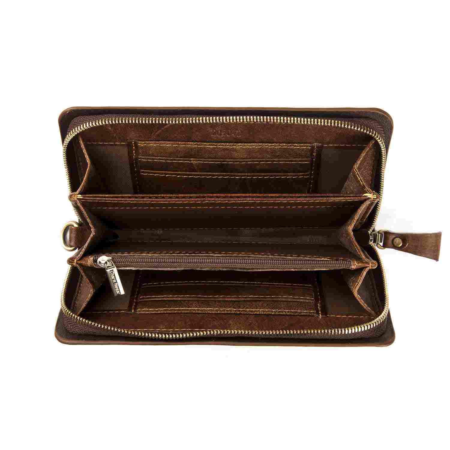 Price and Buy Persian Leather Long Wallet for Women with Poem - Image 3