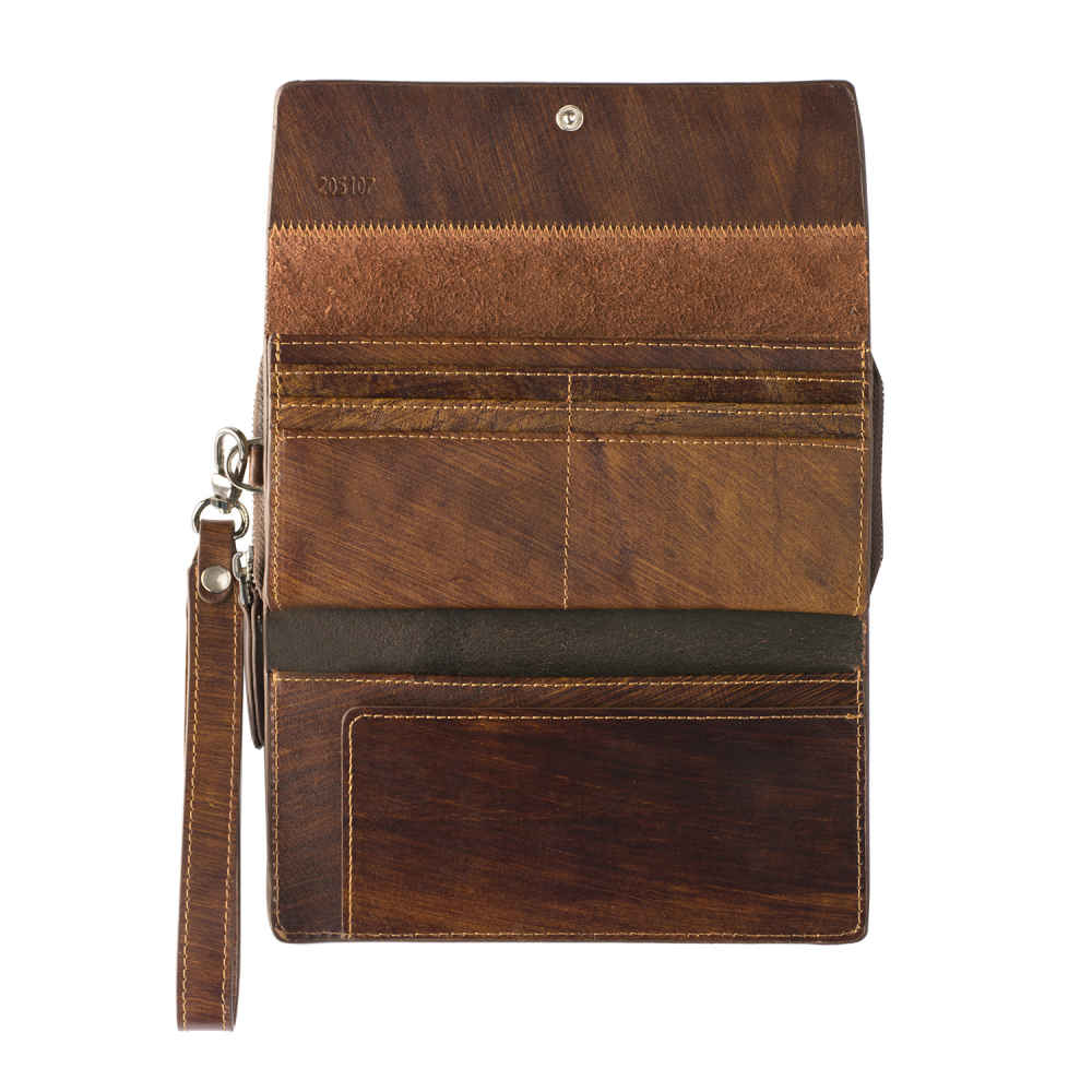 Price and Buy Persian Leather Long Wallet for Women with Sher Design - Image 3
