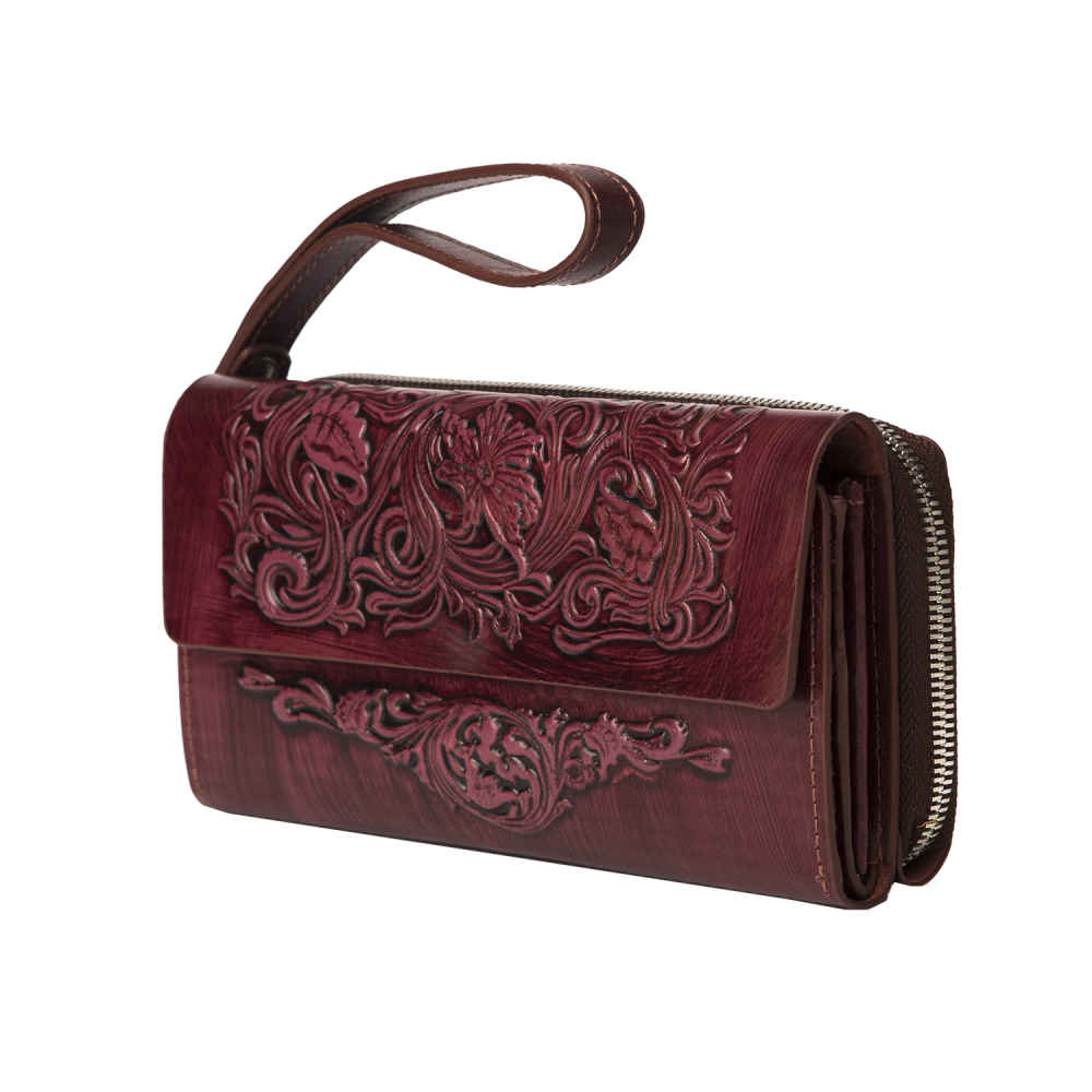Price and Buy Persian Leather Long Wallet for Women with Tajli Design - Image 5