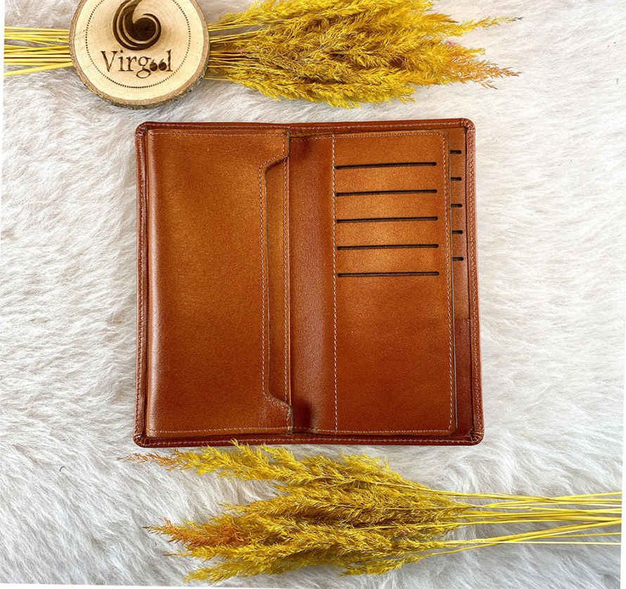 Price and Buy Persian Leather Long Wallet with God Design - Image 4