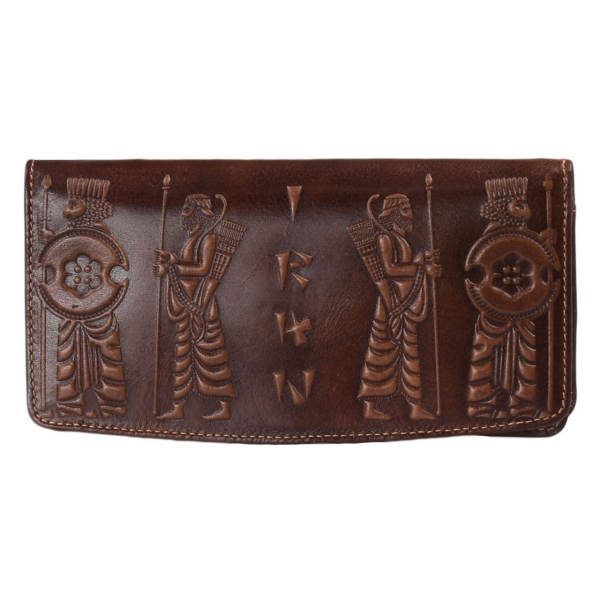 Price and Buy Persian Leather Long Wallet with Hakhamanesh Design_68f65865144fb.jpeg Price and Buy Persian Leather Long Wallet with Hakhamanesh Design