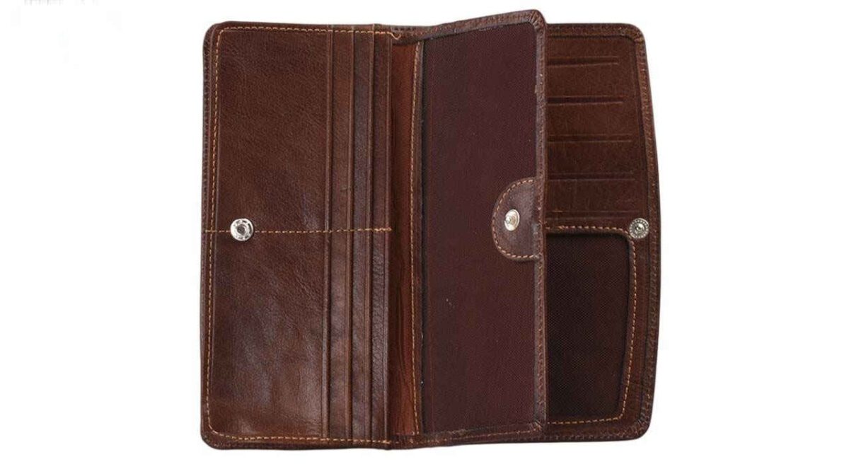 Price and Buy Persian Leather Long Wallet with Hakhamanesh Design - Image 4