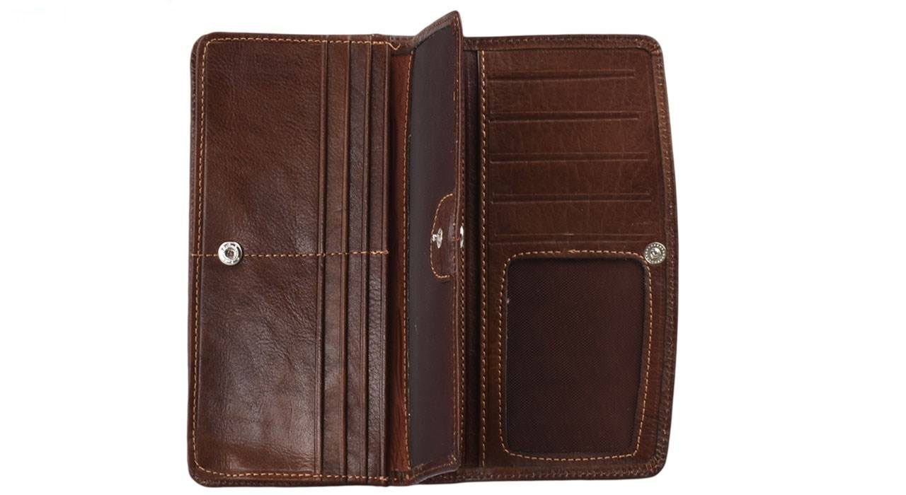 Price and Buy Persian Leather Long Wallet with Hakhamaneshi Design - Image 9