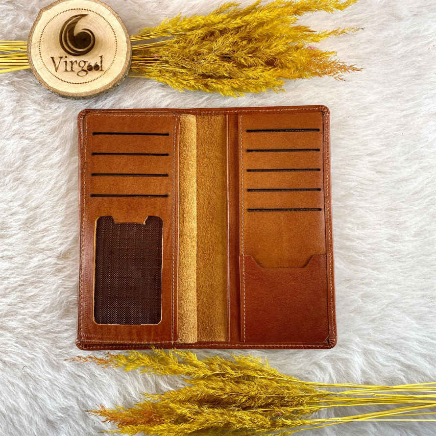 Price and Buy Persian Leather Long Wallet with Hich Design - Image 6