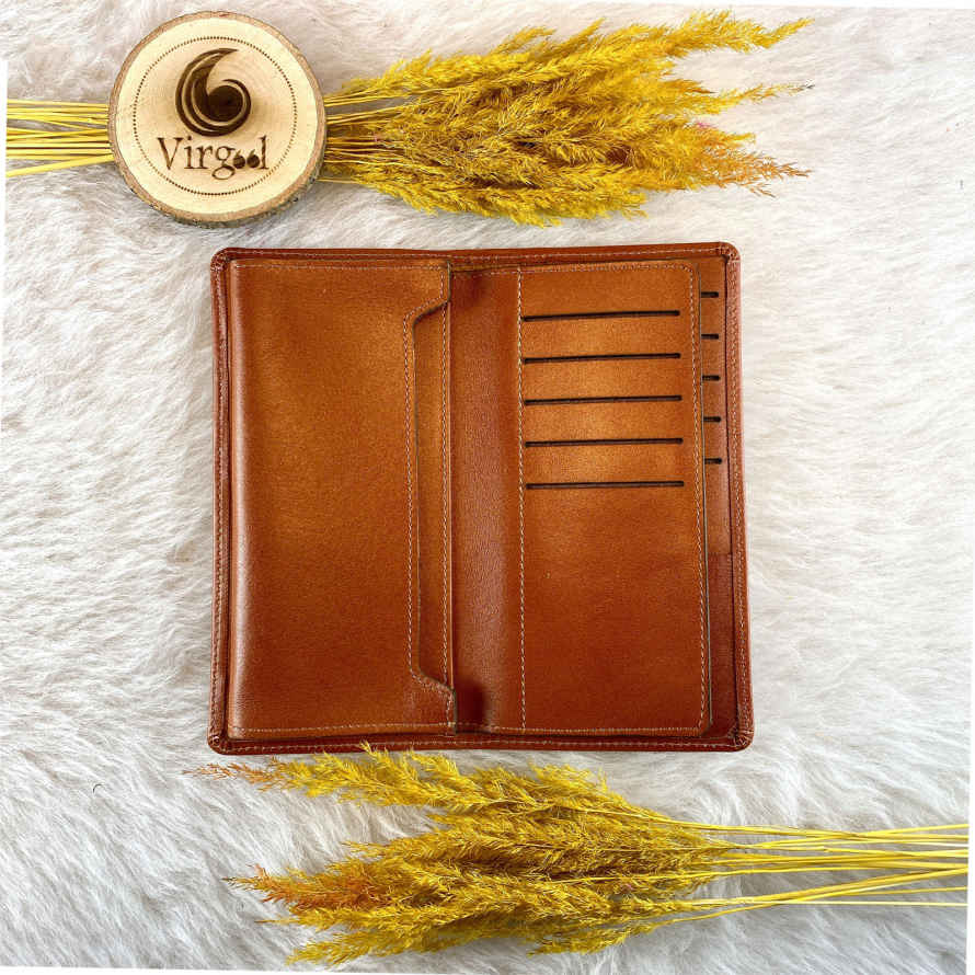 Price and Buy Persian Leather Long Wallet with Love Design - Image 6