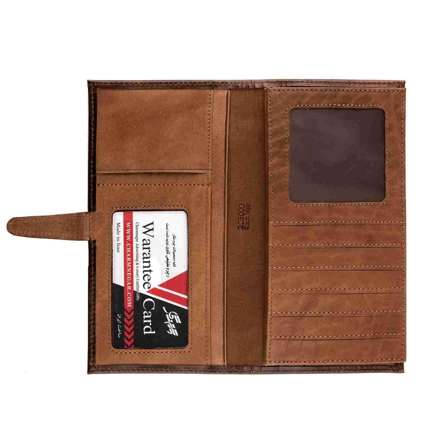 Price and Buy Persian Leather Long Wallet with Poem Calligraphy - Image 4