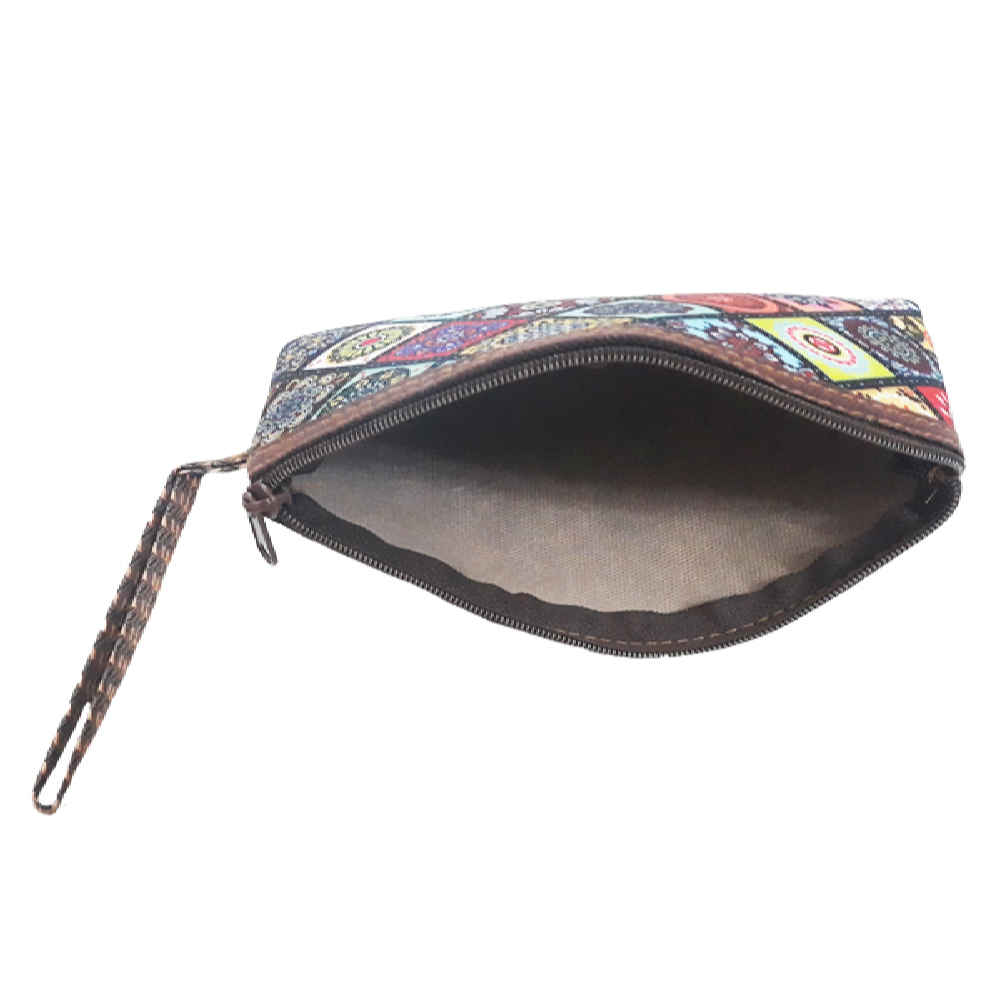 Price and Buy Persian Makeup Bag in Floral Termeh Fabric Pattern for Carrying Cosmetics - Image 3