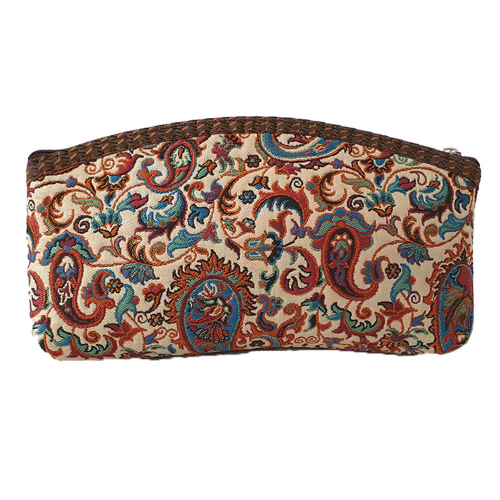 Price and Buy Persian Makeup Bag in Paisley Termeh Fabric for Women