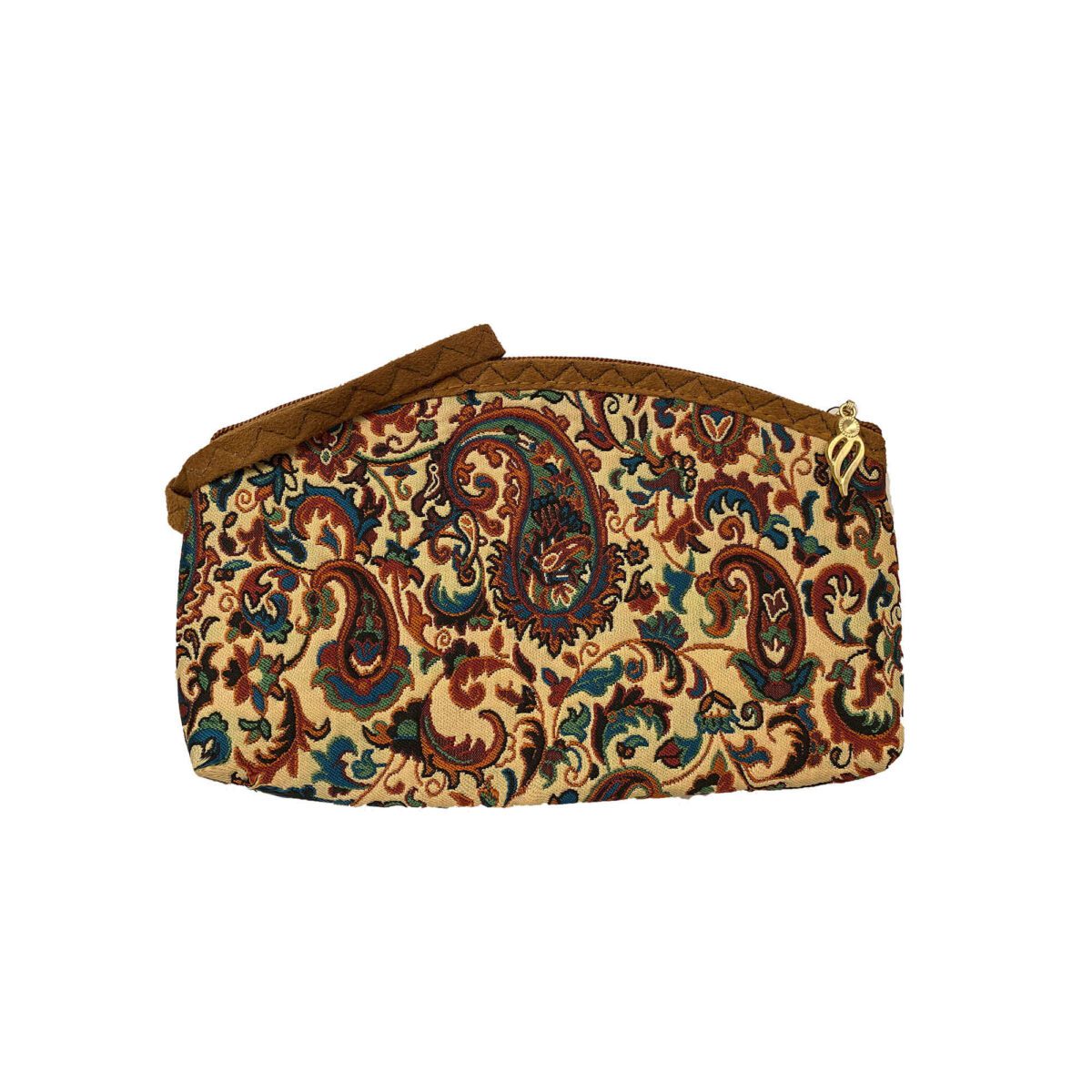 Price and Buy Persian Makeup Bag in Termeh Fabric with Paisley Pattern for Organizing