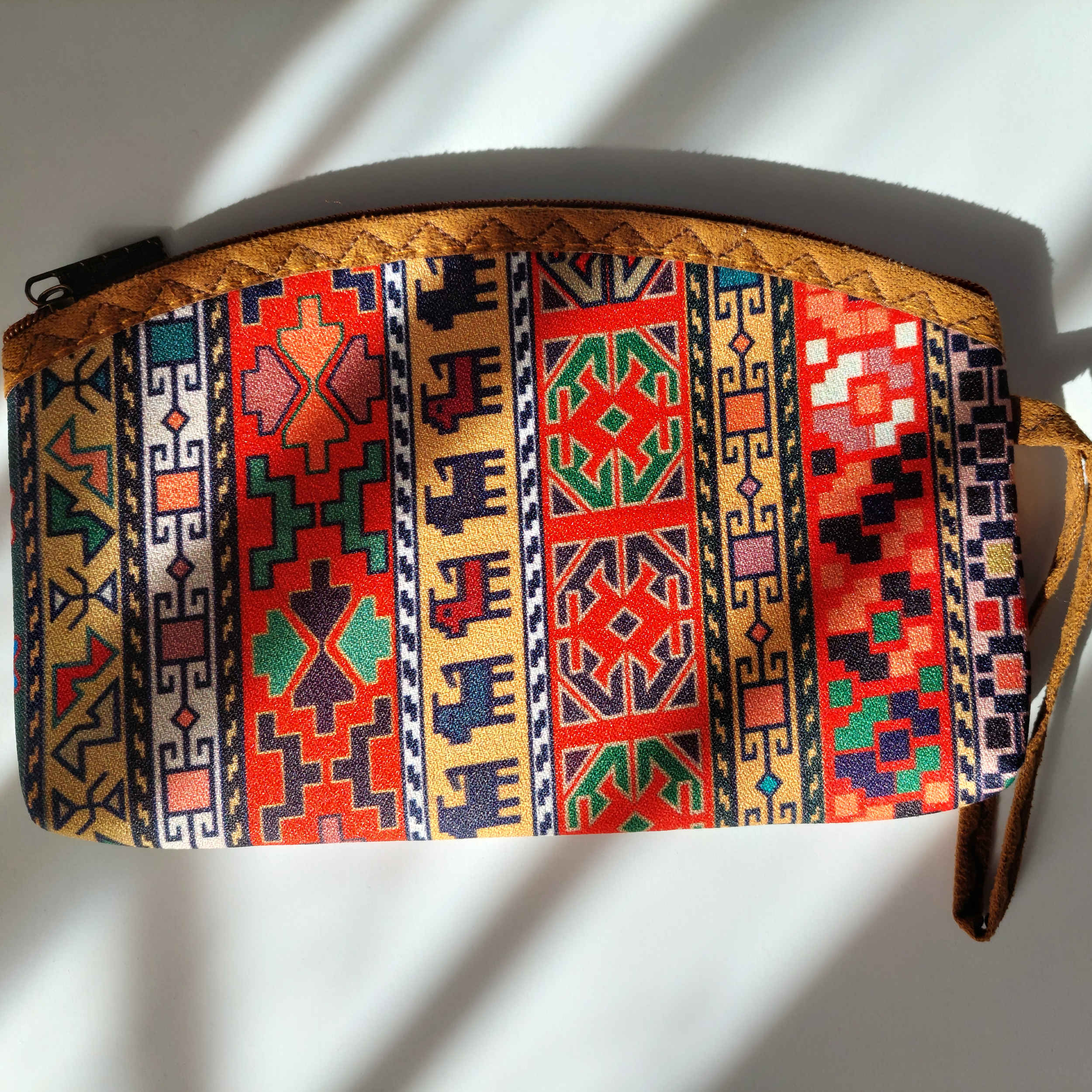 Price and Buy Persian Makeup Bag in Termeh Fabric with Traditional Pattern for Women - Image 3