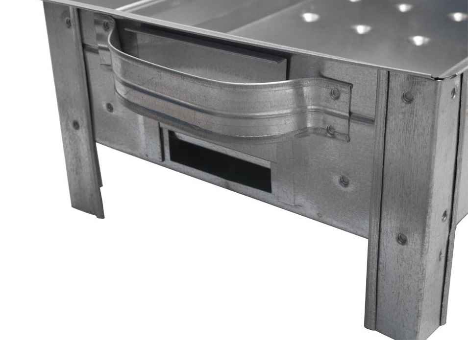 Price and Buy Persian Mangal Portable Charcoal Grill – Stainless Steel - Image 5