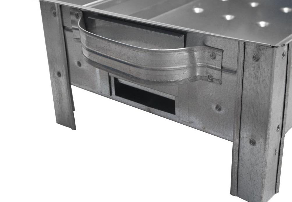 Price and Buy Persian Mangal Portable Charcoal Grill – Stainless Steel - Image 4