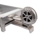 Price and Buy Persian Mangal Portable Charcoal Grill with Manual Fan for Outdoor Cooking - Image 3