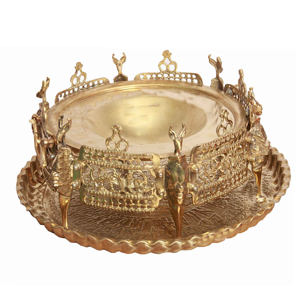 Price and Buy Persian Manghal Esfand and Bakhoor Burner – Engraved Brass Deer