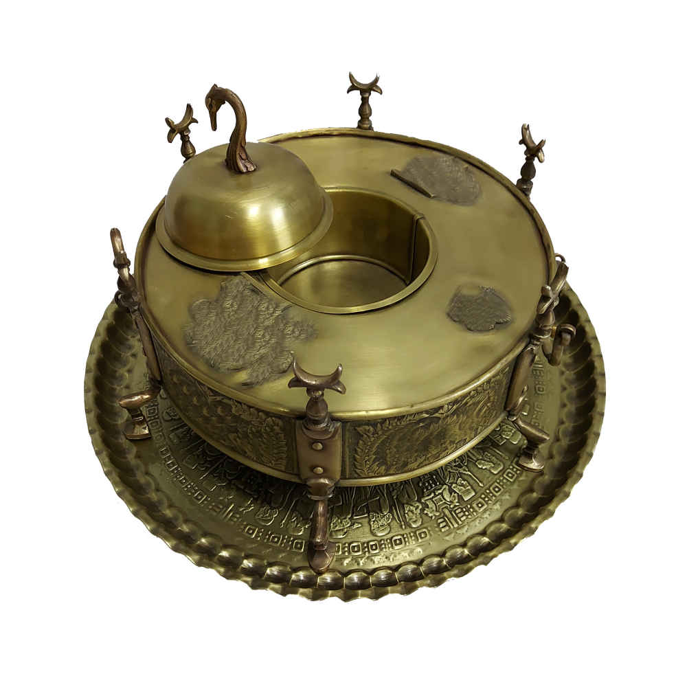 Price and Buy Persian Manghal Esfand and Bakhoor Burner – Engraved Brass - Image 3