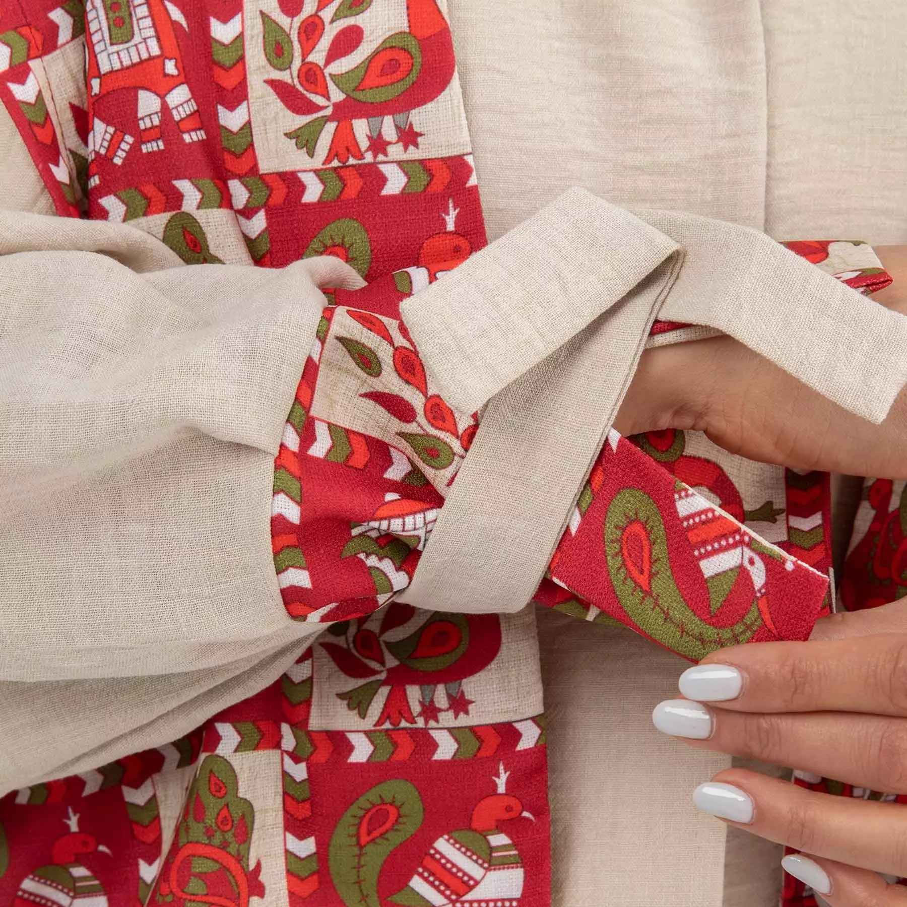 Price and Buy Persian Manto Loose Fit Cotton Fabric for Women - Image 7
