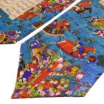 Price and Buy Persian Men’s Ascot Tie with Shahnameh Inspired Suitable for Every Occasion - Image 4