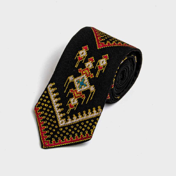 Price and Buy Persian Men’s Necktie – Traditional Intricate Embroidered in Black_690125b29b0ef.jpeg Price and Buy Persian Men’s Necktie – Traditional Intricate Embroidered in Black