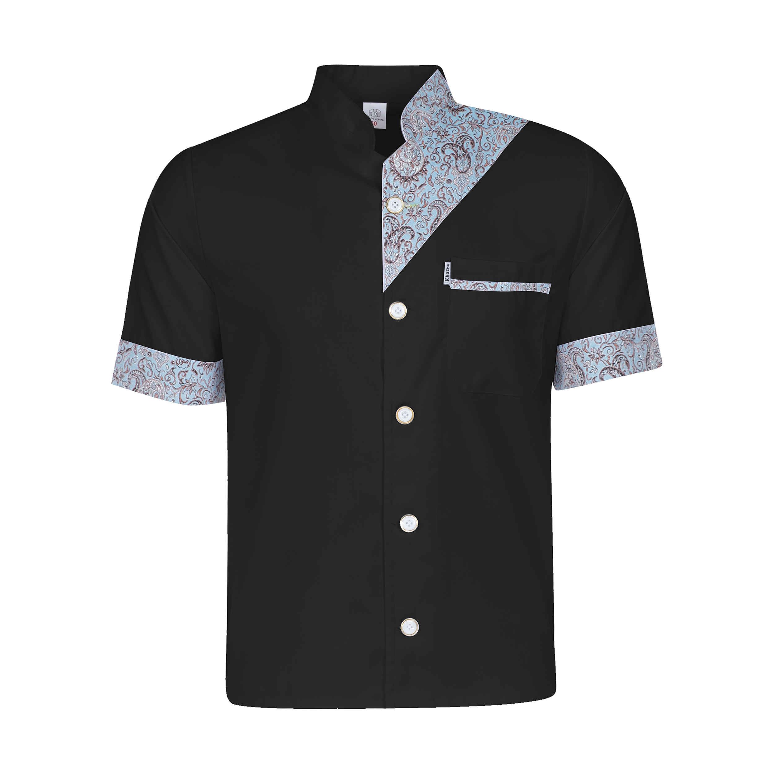 Price and Buy Persian Men’s Short Sleeve Chef’s Jacket with Paisley Design