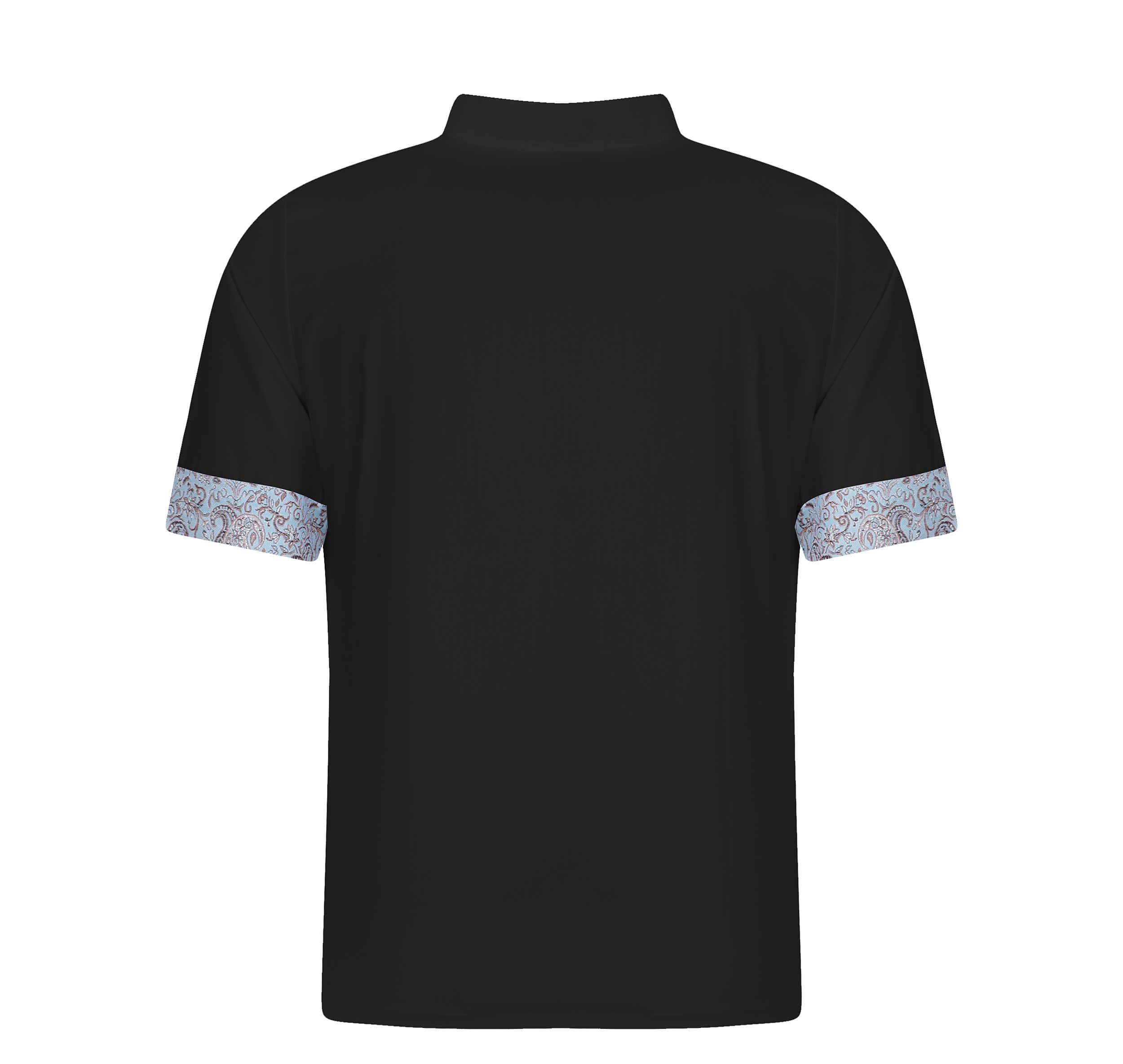 Price and Buy Persian Men’s Short Sleeve Chef’s Jacket with Paisley Design - Image 3