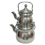Price and Buy Persian Metal Double Teapot Durable for a Unique and Flavorful Brew