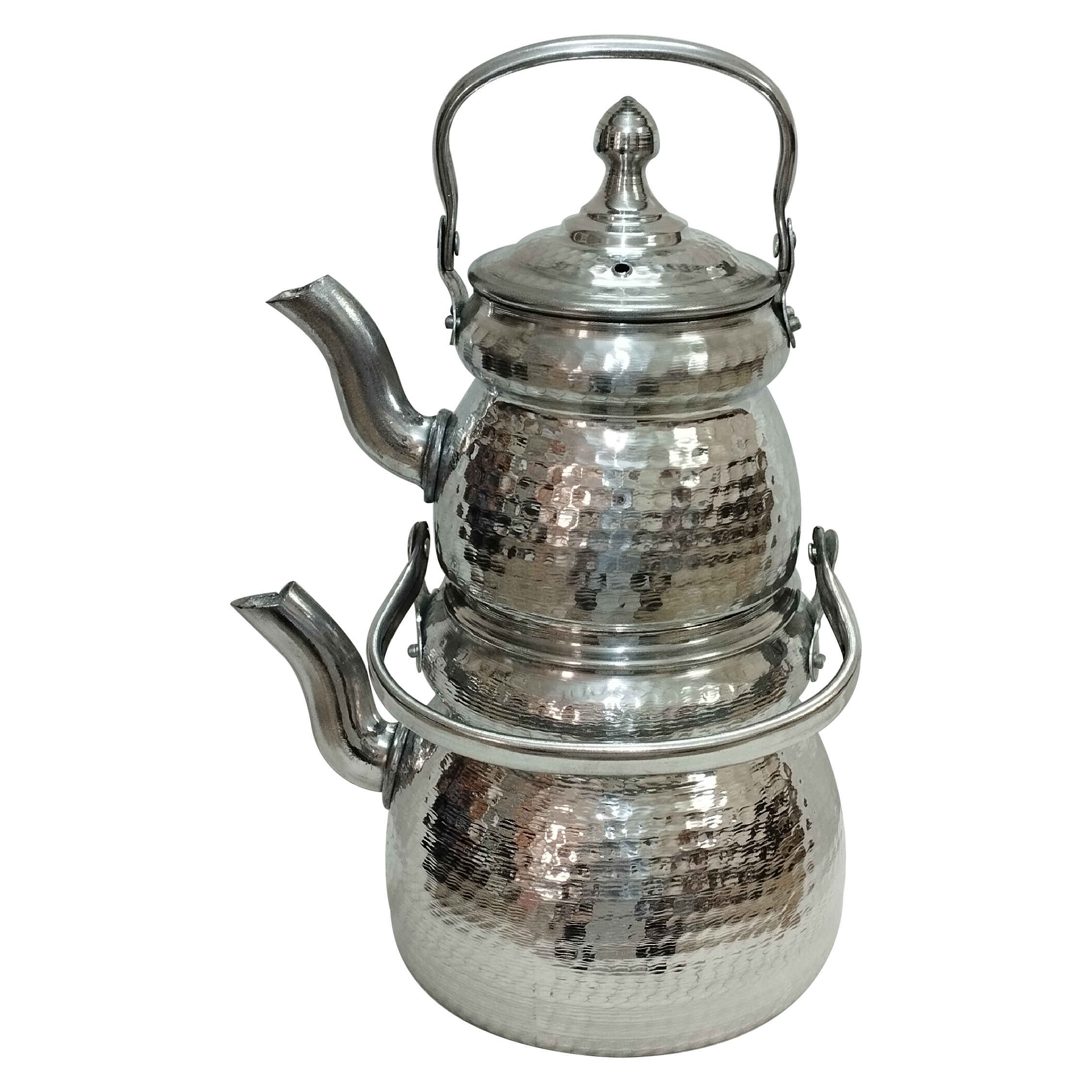 Price and Buy Persian Metal Double Teapot Durable for a Unique and Flavorful Brew_69013af363990.jpeg Price and Buy Persian Metal Double Teapot Durable for a Unique and Flavorful Brew - Image 1