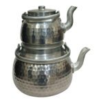 Price and Buy Persian Metal Double Teapot Durable for Exquisite Tea Brewing
